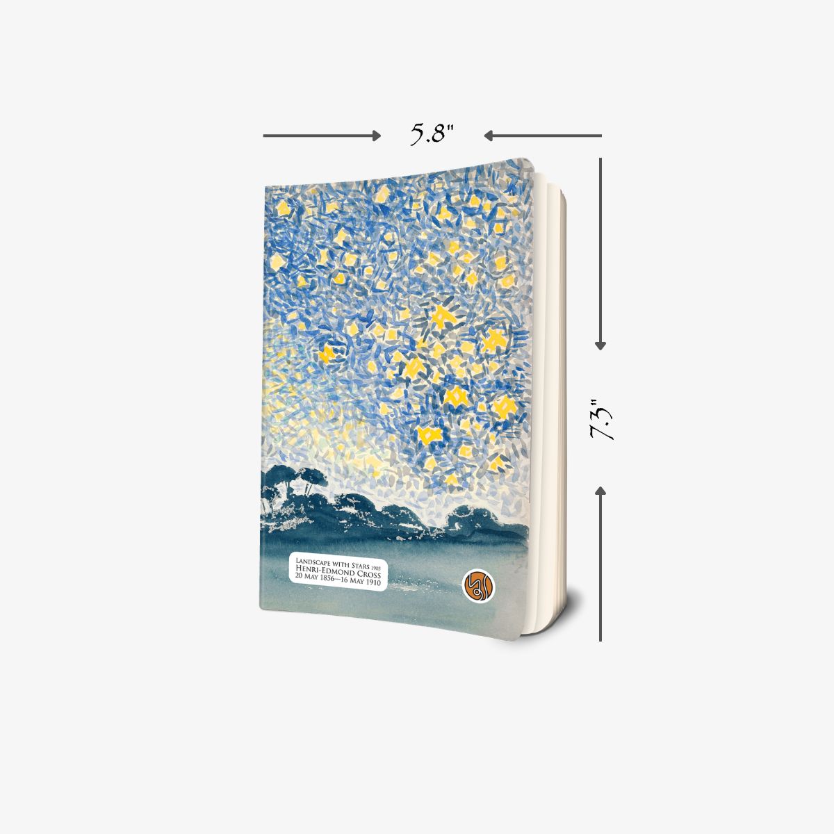 Landscape with Stars Notebook